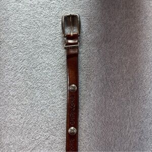 Brighton Women’s Vintage Leather/Silver Western/Cowgirl Belt